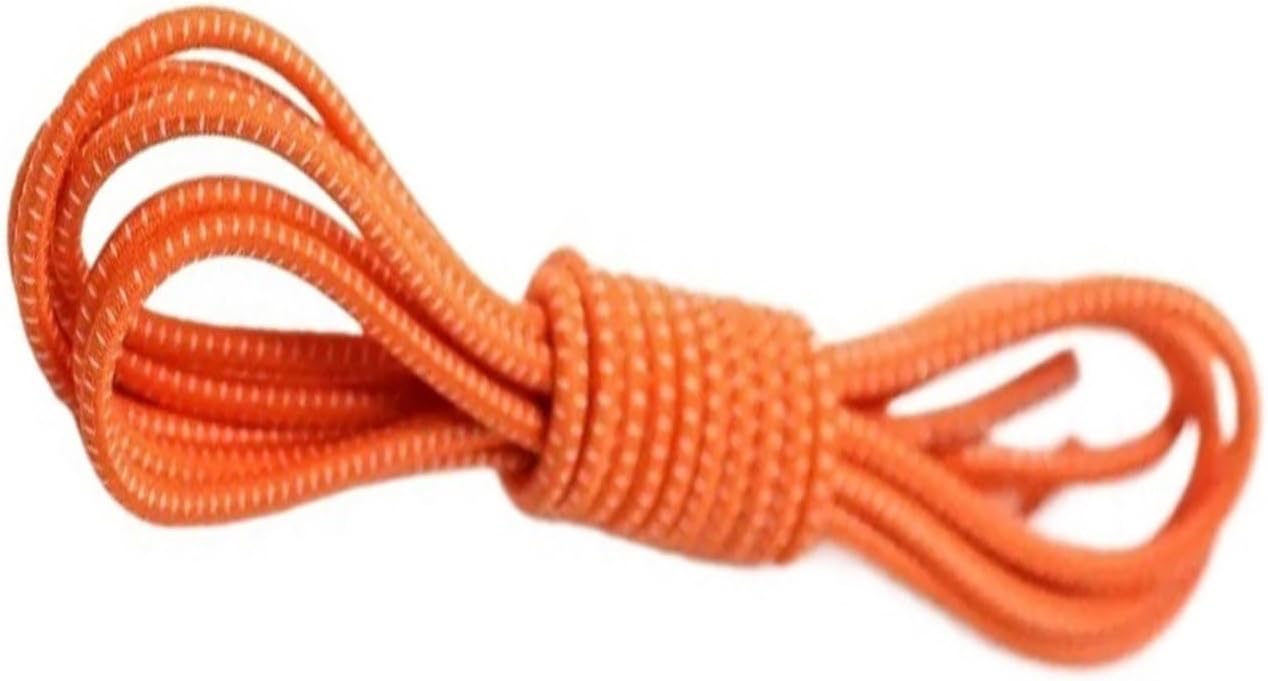 Elastic Shoelaces Round Locking No Tie Shoe Laces Kids Adult Lazy Rubber Sneakers Shoelace