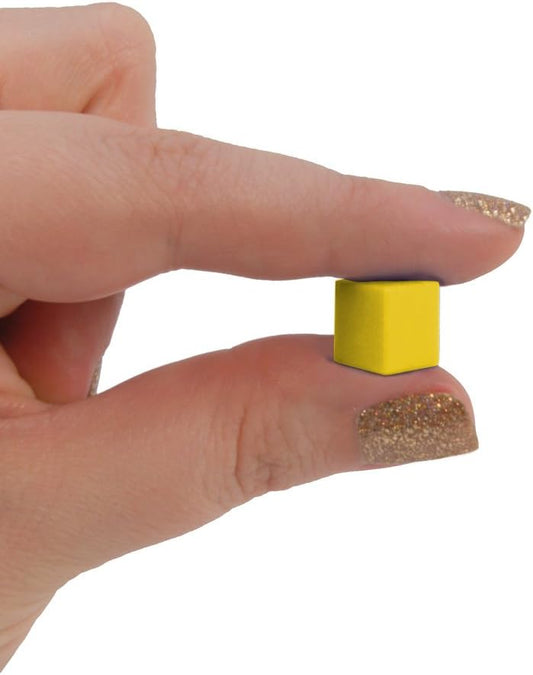 EAI Education Base Ten Units: Yellow Plastic - Set of 100