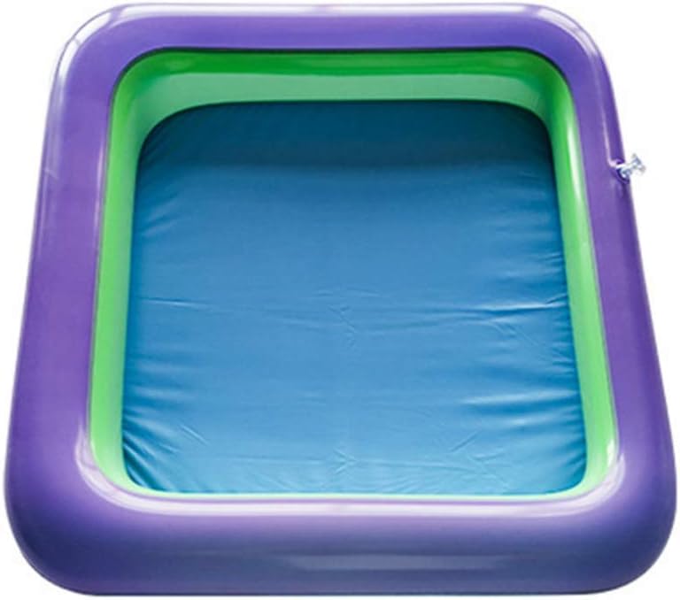 Topwon Inflatable Sand Tray for Kids - Portable Sand Box with Molds - Random Color (Random Color, 23x17)