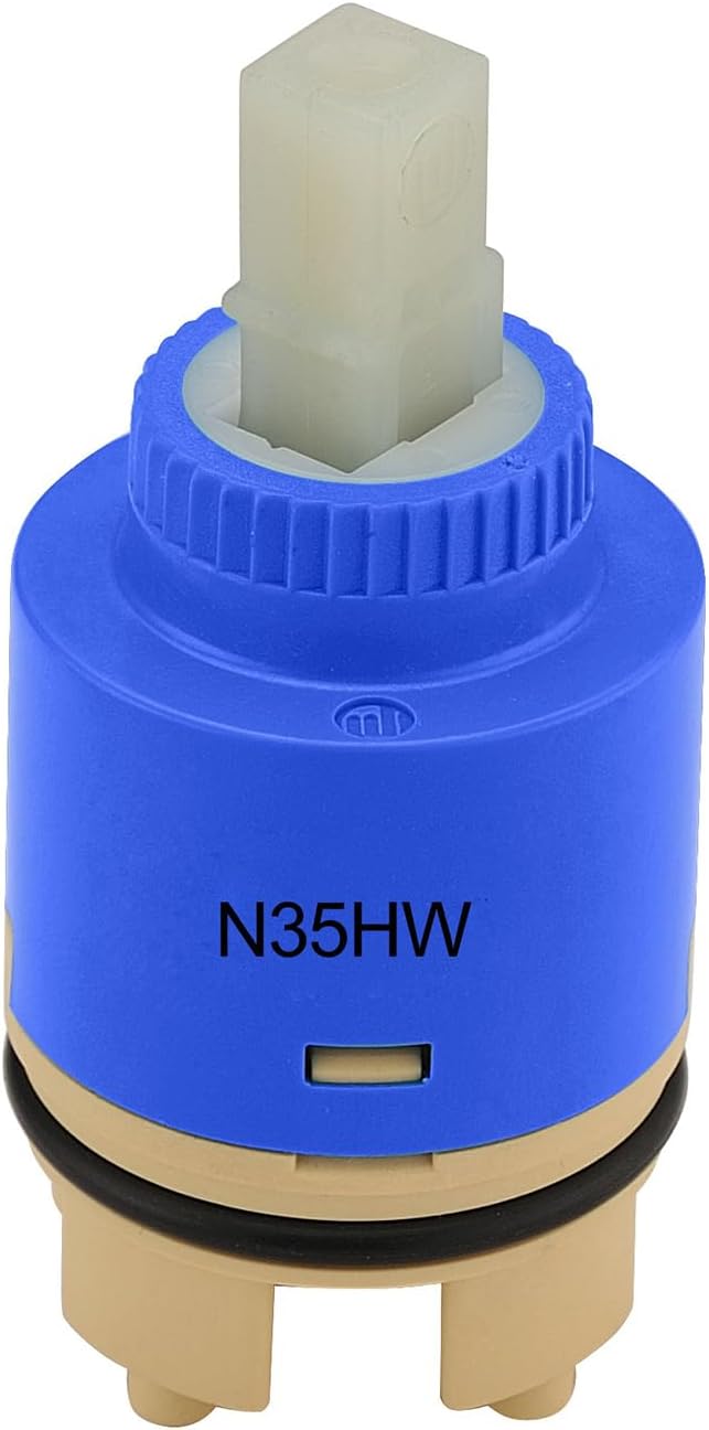 CUPC/NSF/IAPMO Certified N35DW 35mm Faucet Ceramic Disc Cartridge Replacement for Single Handle Faucets