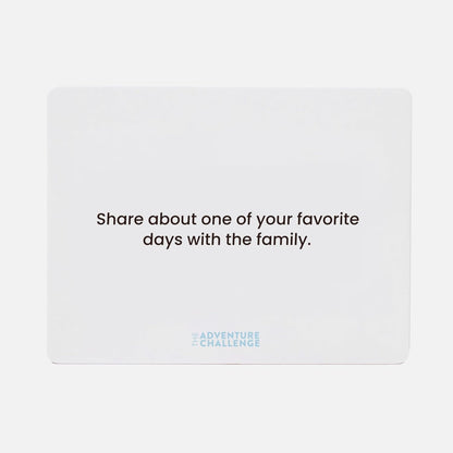 Family Connection Cards – 50 Conversation Starters for Kids and Adults – Interactive Family Bonding Game for Dinners, Road Trips, Vacations – Fun Icebreaker Questions for Meaningful Conversations