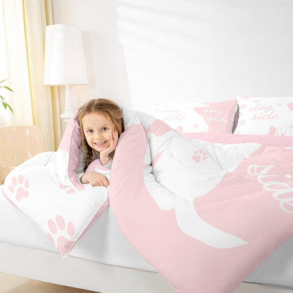 Castle Fairy Drum Kit Comforter Set,Musical Instruments Bedding Set for Kids Girls Women,Adults Rock Music Comforter,Neon Lighting Quilted Duvet Set Bedroom Collection Twin Size 2Pcs