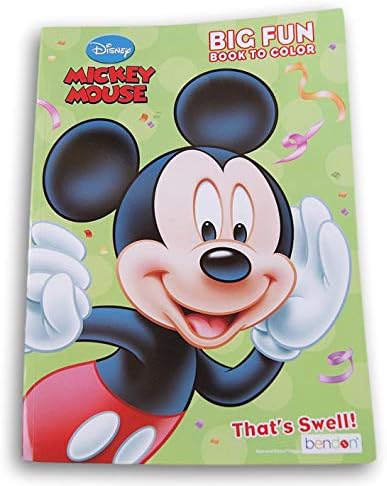 Activity Books Mickey Mouse ''That's Swell!'' Coloring 80 Pages