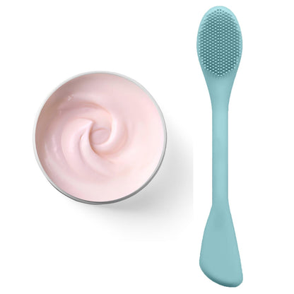 RamPula Silicone Face Mask Brush, Face Scrubber for Gentle Exfoliating & Hairless Moisturizers Applicator Tools for Apply Mud, Clay, Charcoal Mixed Mask, Cream, Lotion