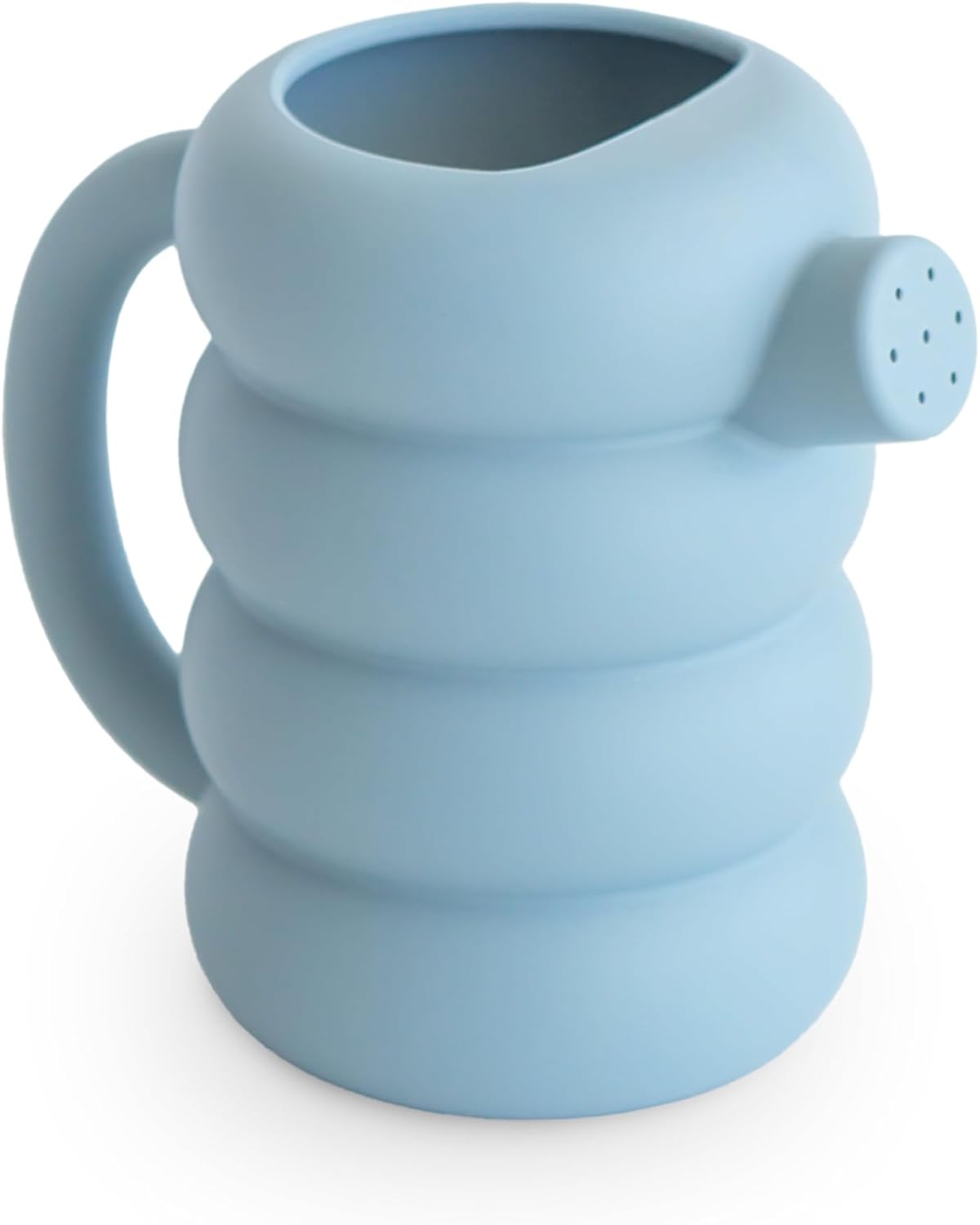 mushie Silicone Watering Can | Bath and Outdoor Play for Toddlers 10 Months+ (Peony)
