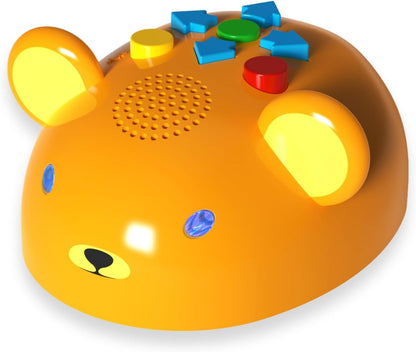 Apitor Robot Bear Screen-Free Coding Robot for Kids Ages 3-5, First Coding Toy with Lights, Sounds & Alphabet Map, STEM Learning Toy Birthday Gift for Boys & Girls