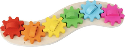 Busy Board Gear Toy for Kids Birthday Gift Rainbow Fine Motor Skills Pegboard DIY Accessories Educational Activity Board