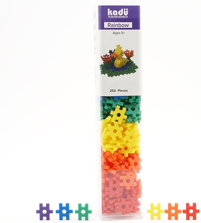 KADU Classic 250 Piece Classic Set - STEM/STEAM Building + Construction Toy, for Open + Imaginative Play Ages 5+