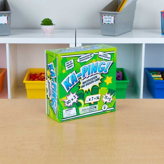 Really Good Stuff KA-PING! Multiplication and Division Game - 1 Game