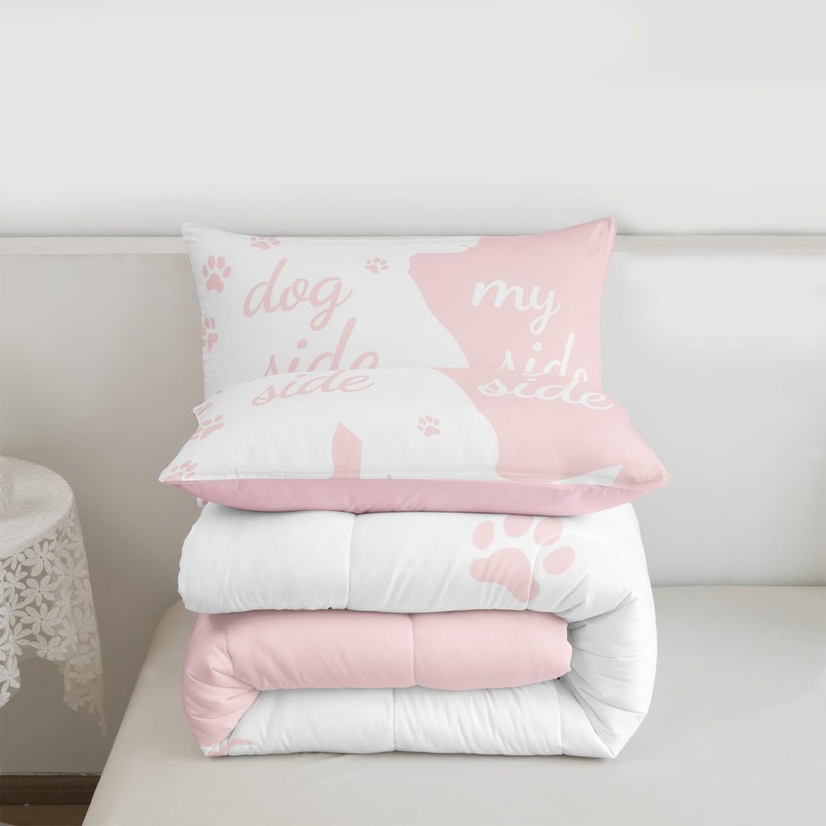 Castle Fairy Drum Kit Comforter Set,Musical Instruments Bedding Set for Kids Girls Women,Adults Rock Music Comforter,Neon Lighting Quilted Duvet Set Bedroom Collection Twin Size 2Pcs