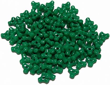 Tri Beads, Easy-to-Use Reusable Jewelry Making Supplies for Art, Craft Decorations & More, 11 mm Bracelet Beads, Crafted in The USA, Neon Yellow, 500 pcs (Pack of 1)