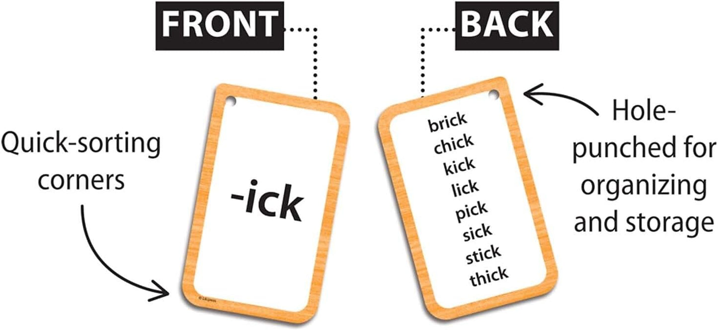 Teacher Created Resources Word Families Flash Cards (EP62043)