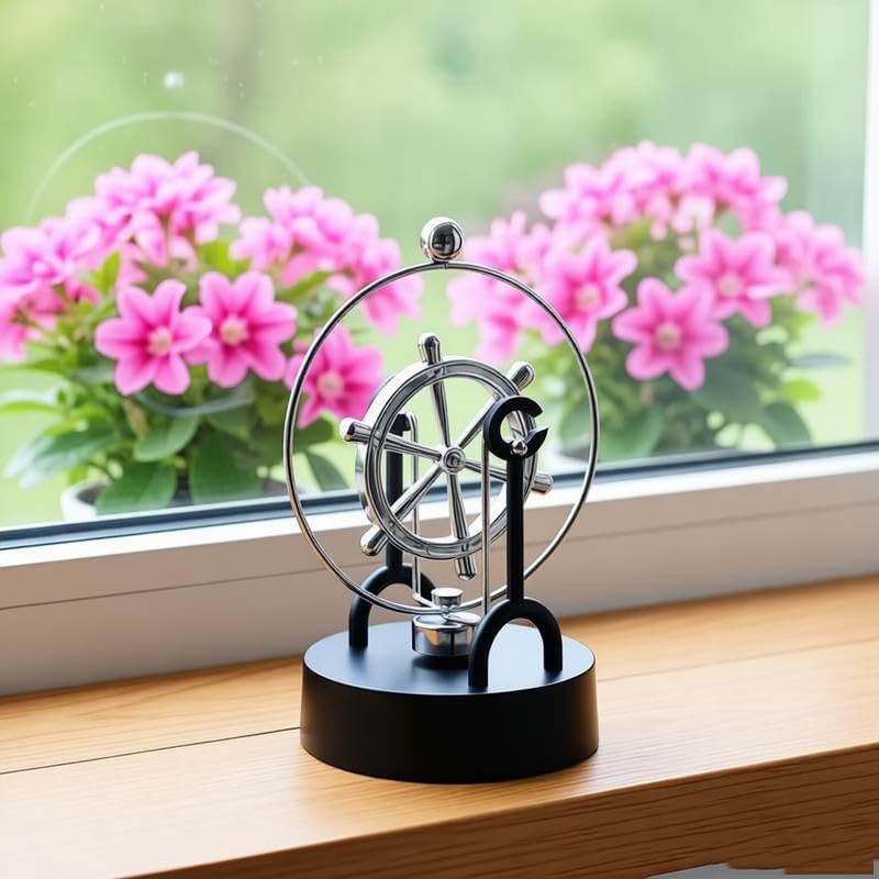 Perpetual Motion Kinetic Art Swing Physics Mechanics Balance Physics Desk Home Decor FN29