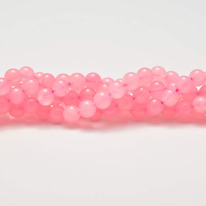 NCB 100pcs Original Natural Stone Beads Gemstone Round Loose Beads 6mm 8mm 10mm (Blue Aventurine, 6mm 100Beads) - Colors A
