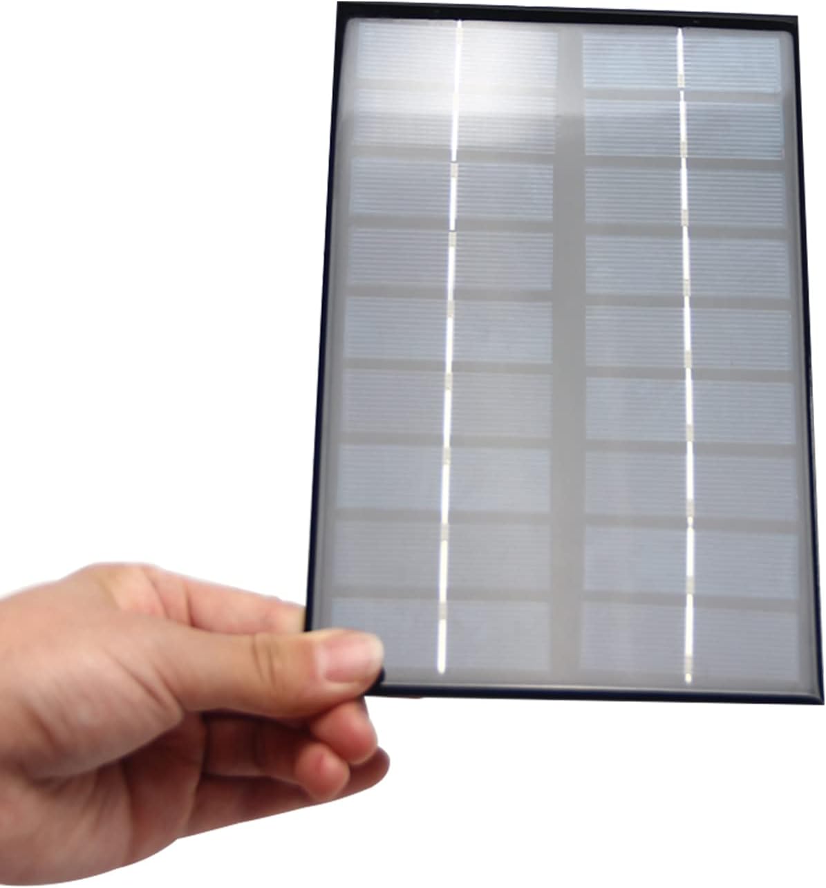 Fielect Mini Solar Panels 9V 3W Small Solar Panel Charger Polysilicon Solar Epoxy Cell Charger DIY Solar System Kit, 195x125mm
