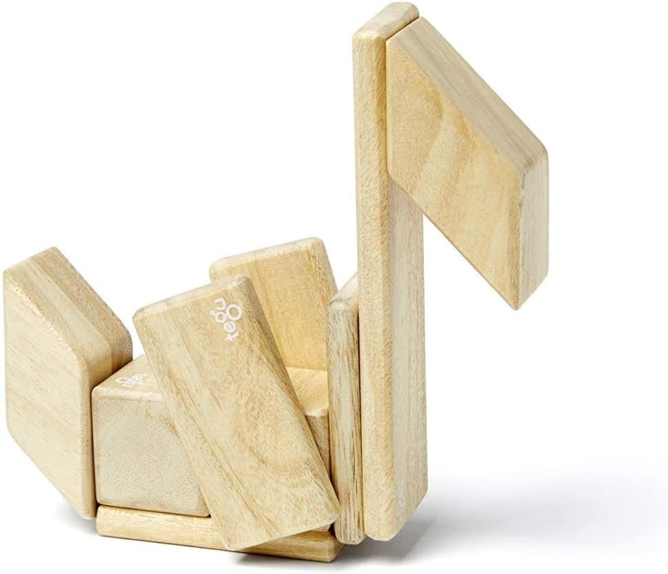 14 Piece Tegu Magnetic Wooden Block Set, Blues