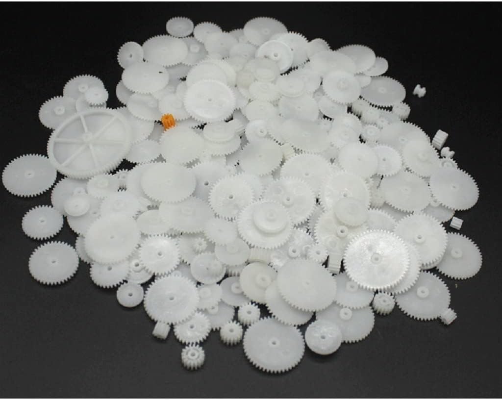 200pcs Plastic Gears 0.5 Module for DC Motor DIY Model Toys Accessories