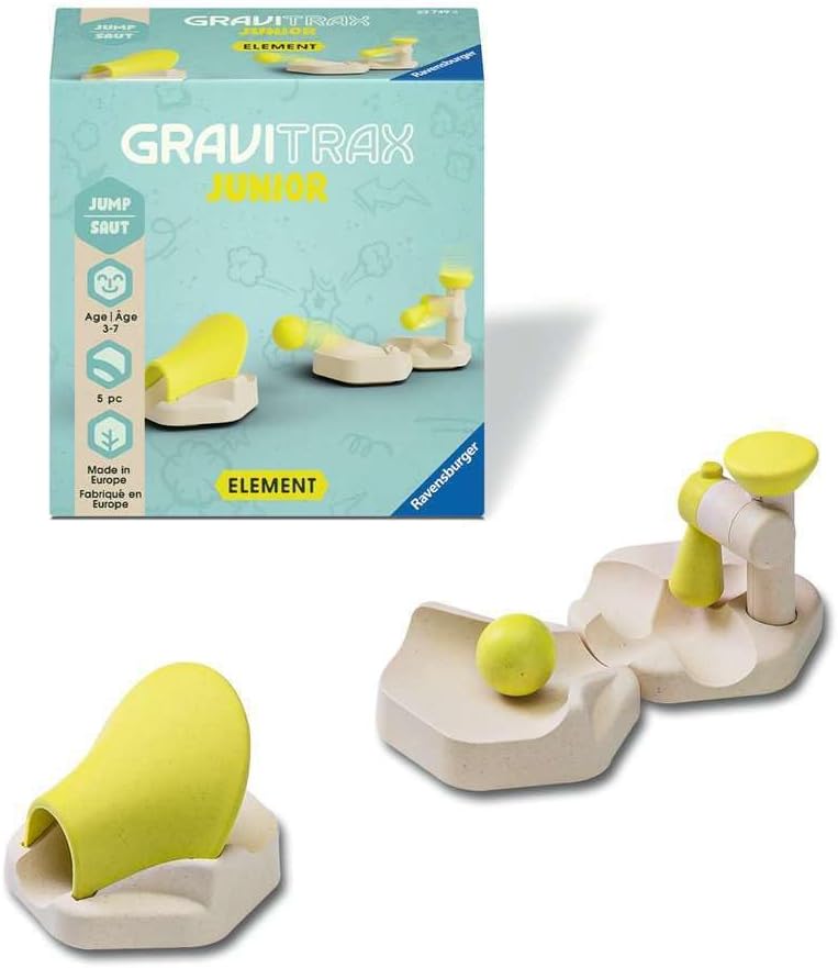 Ravensburger GraviTrax Junior: Jump Element | Encourages Experimentation and Creativity | Globally Recognized Brand | Ideal for Kids Ages 3 and Up