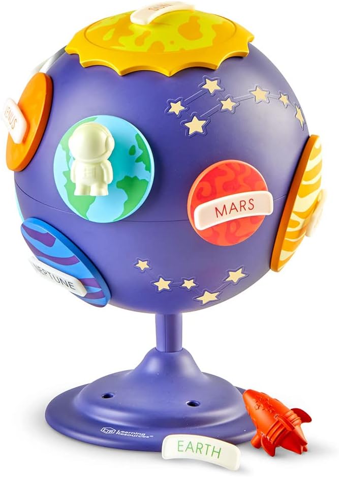 Learning Resources Solar System Puzzle Globe - Space Toys for Toddlers, STEM for Kids, Sorting and Matching, Fine Motor Skills, 21 Pieces, Age 3+
