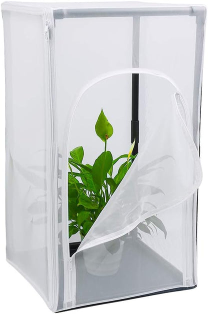 RESTCLOUD 30" Large Monarch Butterfly Habitat Cage, Outdoor Insect Mesh Cage Terrarium 16.5" x 16.5" x 30"