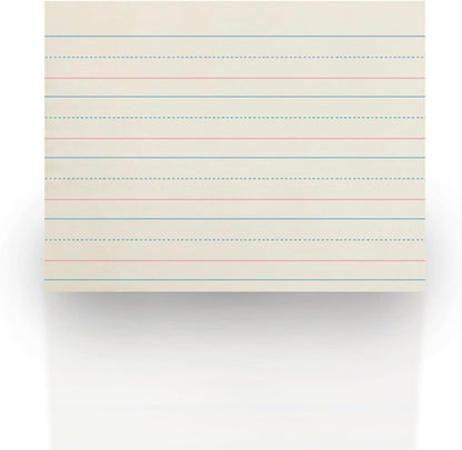 School Smart Zaner-Bloser Writing Paper, Handwriting Practice Lined Paper, Grade 2 to 3 Learning, 1/2 Inch Rule, 10-1/2 x 8 Inches, 500 Sheets