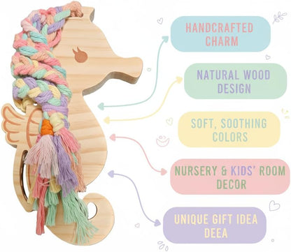 Eray Wooden Unicorn Lacing Montessori braiding Toys for Kids DIY Toy Plane Activities Car Travel Toy Educational Learning Threading for Fine Motor Skills
