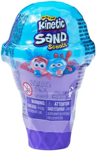 Kinetic Sand Bubblegum Ice Cream Cone Sand Multicolored 1 pc