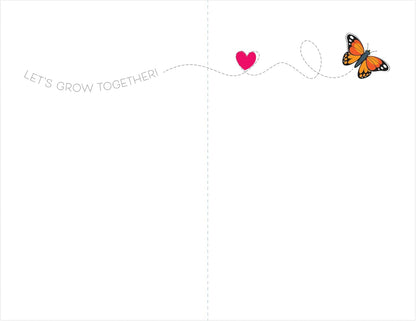 Insect Lore Butterfly Garden Birthday Kit - Includes Birthday Card for Recipient - STEM Gift for Kids - Raise and Release Live Caterpillars