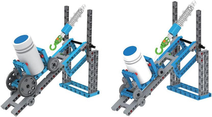 Thames & Kosmos Simple Machines Science Experiment & Model Building Kit, Introduction to Mechanical Physics, Build 26 Models to Investigate The 6 Classic Simple Machines