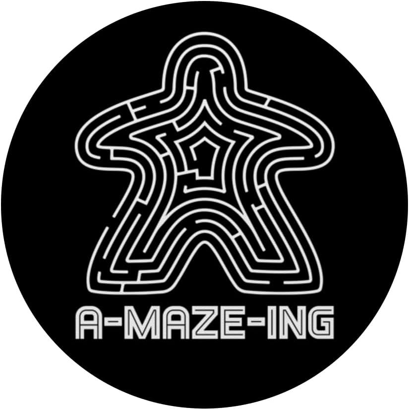 Meeple Maze for Board Game Lovers &Geeks,Tabletop Game Night PopSockets MagSafe PopGrip for iPhone