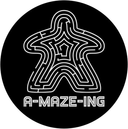 Meeple Maze for Board Game Lovers &Geeks,Tabletop Game Night PopSockets MagSafe PopGrip for iPhone