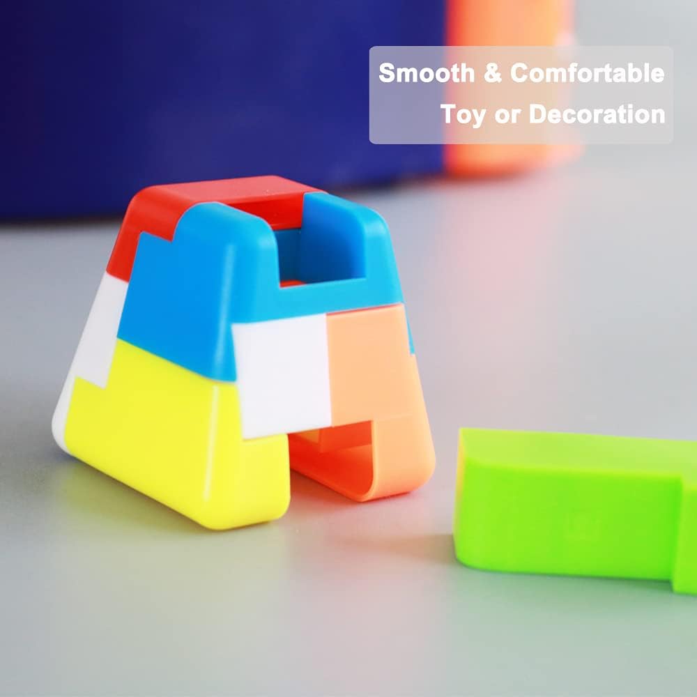 16 Pack Brain Teasers Puzzles for Kids & Adults, Brain Teasers Metal IQ Toys Puzzle Mind Game 3D Coil Cast Wire Unlock Interlock Magic Ball Puzzles for Teenagers