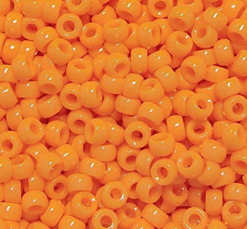 JOLLY STORE Crafts - Mini Pony Beads, Easy-to-Use Reusable Jewelry-Making/Bracelet Beads for Art, Craft Decorations & More, 6.5 x 4mm Beads, Crafted in The USA, Opaque Grey, 1000 pcs (Pack of 1)