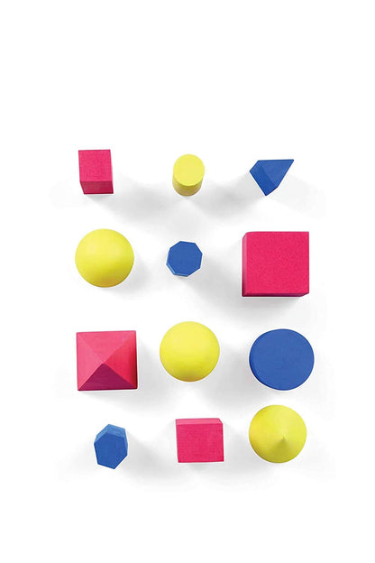 hand2mind ManipuLite GeoSolids, Set of 6