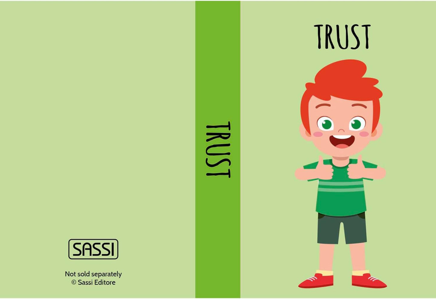 Sassi: My First Library - Emotions- 8 Cardboard Mini-Book Set, Feelings Development, Rhyming Stories, Portable Box, Read-Learn-Play, Kids-Toddlers 2+