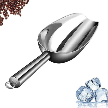 Set of 4 Plastic Ice Scoops, Kitchen Multipurpose Food Scoops for Canisters, Freezer, Flour, Dry Foods, Coffee Beans, Pop Corn, Pet Food (Mix 4 (Set of 4), 150ml, BPA-Free, Dishwasher Safe)
