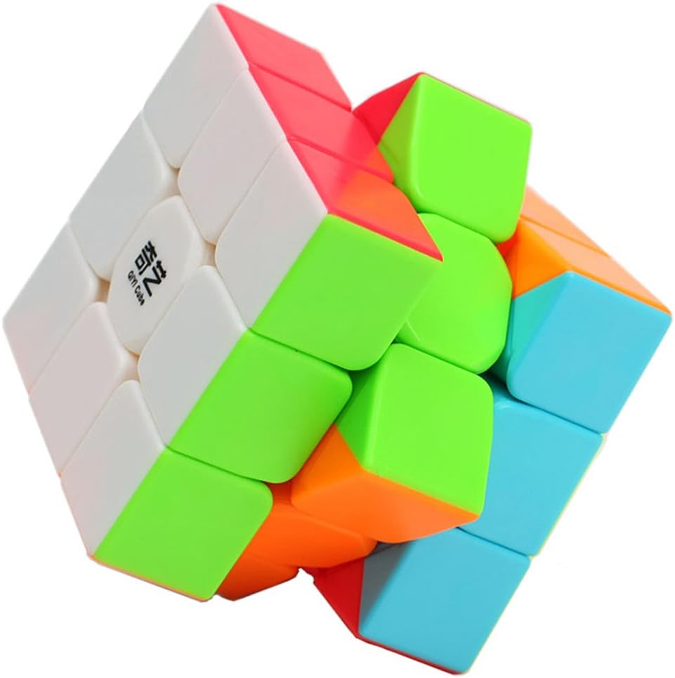 TANCH QIYI Speed Cube 2X2X2 No Stickers Magic Cube Puzzle Toy for Kids & Adults (Colorful)…