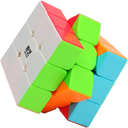 TANCH QIYI Speed Cube 2X2X2 No Stickers Magic Cube Puzzle Toy for Kids & Adults (Colorful)…