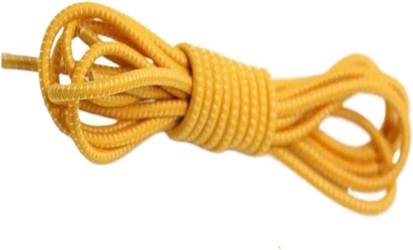 Elastic Shoelaces Round Locking No Tie Shoe Laces Kids Adult Lazy Rubber Sneakers Shoelace