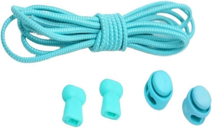 Elastic Shoelaces Round Locking No Tie Shoe Laces Kids Adult Lazy Rubber Sneakers Shoelace