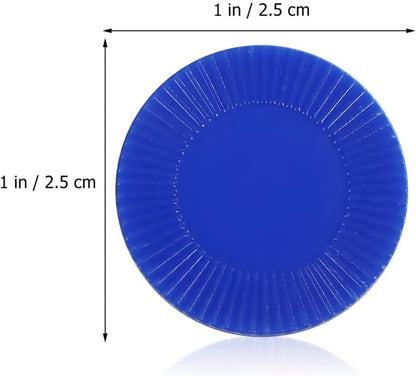 Toyvian 400 pcs Poker Chips Counting Chips Math Calculations Bingo Chips Reward Tokens Card Games