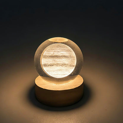 3D Solar System Crystal Ball, 2.4in Universe Gifts Decorative Quartz Glass Ball, Space Laser Engraved Model Astronomy Decor, Physics Display Sculpture Home Decor Crafts for Friends Mom Women Boys