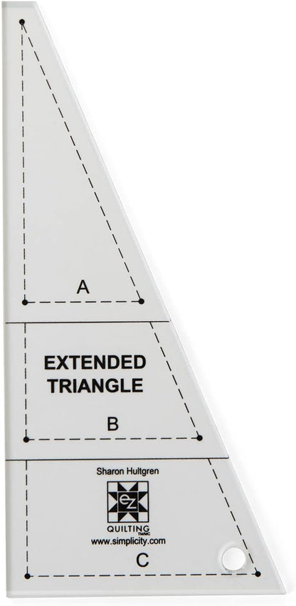 EZ Quilting 8829477 Acrylic Kite Quilting Template Set, Sizes 2.75" x 4.75", 4.25" x 7", and 5.625" x 9.625", 3pcs