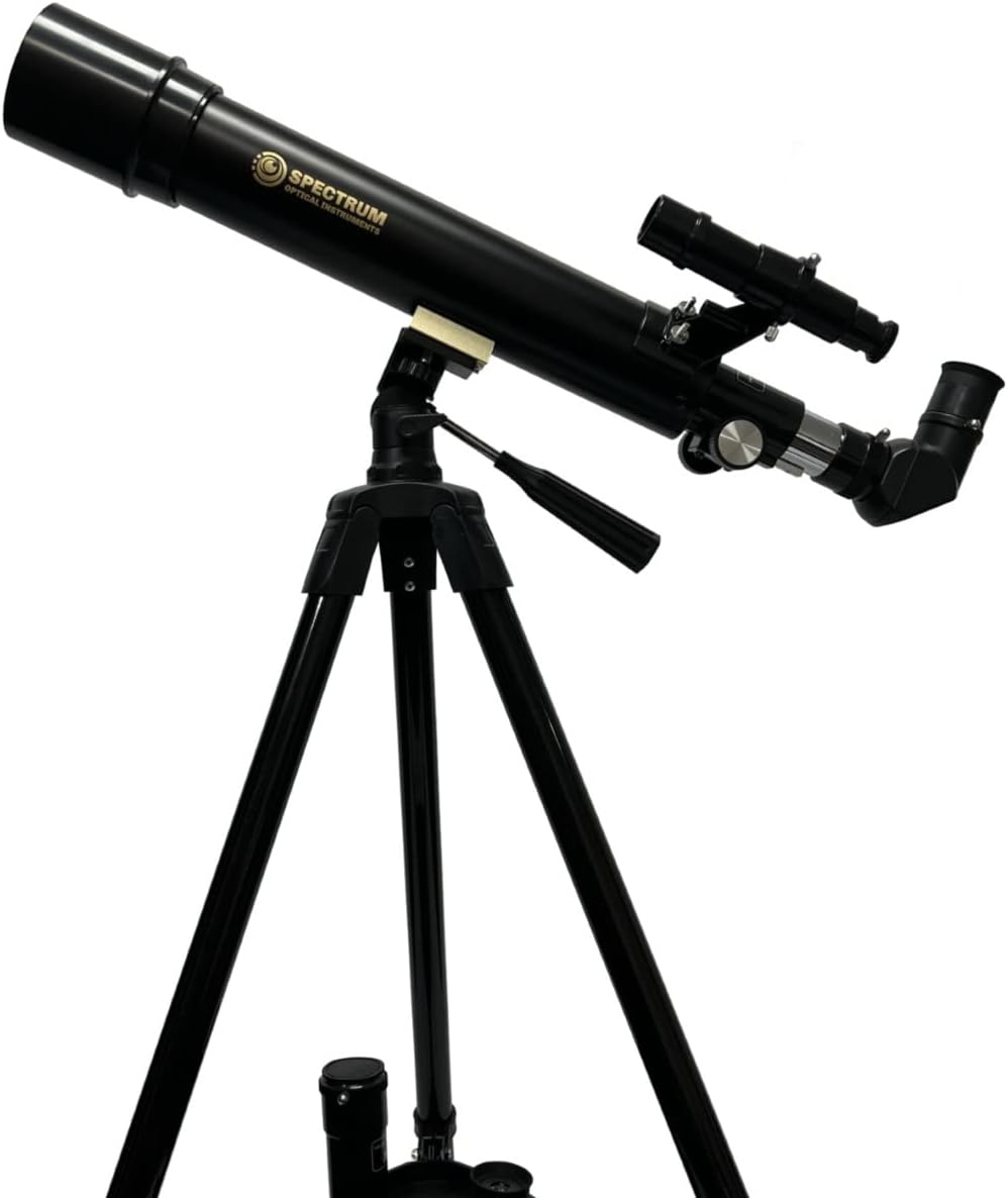 SpectrumOI Telescope for Kids, Telescope for Adults Astronomy Gifts for Kids 8-12 - Premium Refractor 70mm Aperture with Carry Bag and Phone Holder