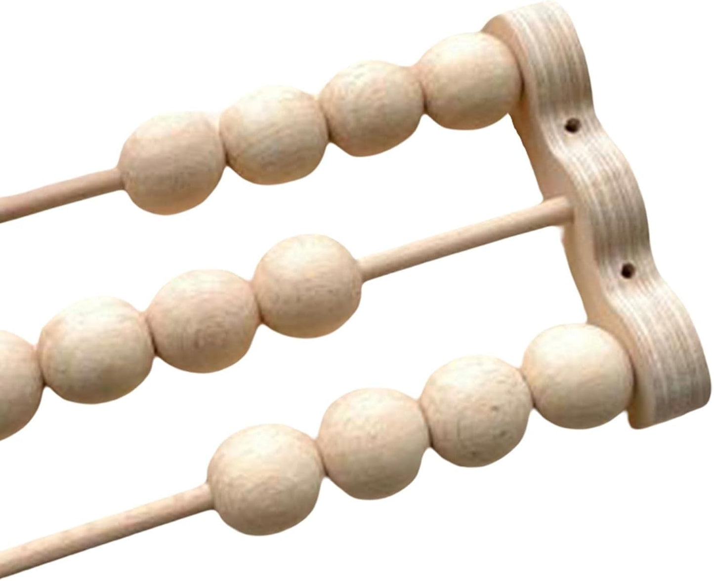 Educational Wooden Busy Board Set for Kids and Growth, Triple Row Abacus