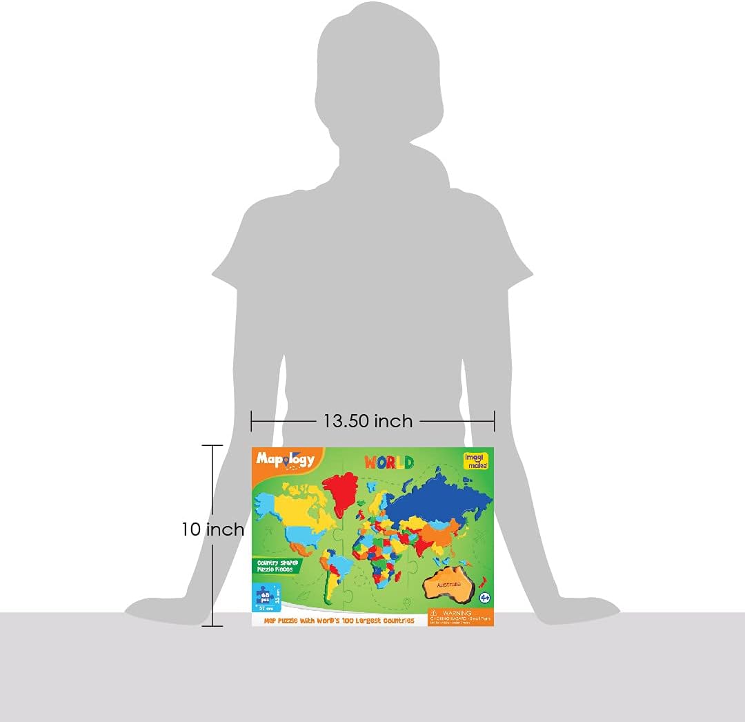 Imagimake Mapology Solar System for Kids | Educational Toys for Kids 5-7 | Space Toys | Puzzles for Boys & Girls Ages 4-8 | 6 Year Old Boy Gifts & Girl Gifts