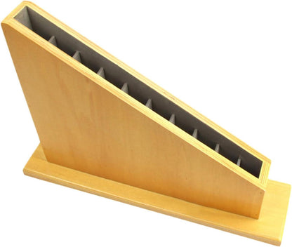 Wood Montessori Rods Stand Mathematics Tools Games Visual Experience Teaching