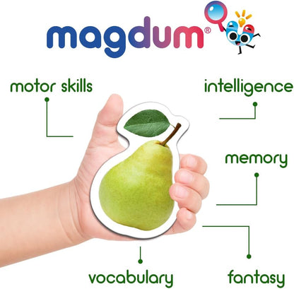 Solar System Fridge Magnets for Kids - Magdum - 22 Realistic Space Magnets for Toddlers - Real Refrigerator Magnets - Planets for Kids – Magnetic Universe - Science Toys for Children - Astronomy Gifts