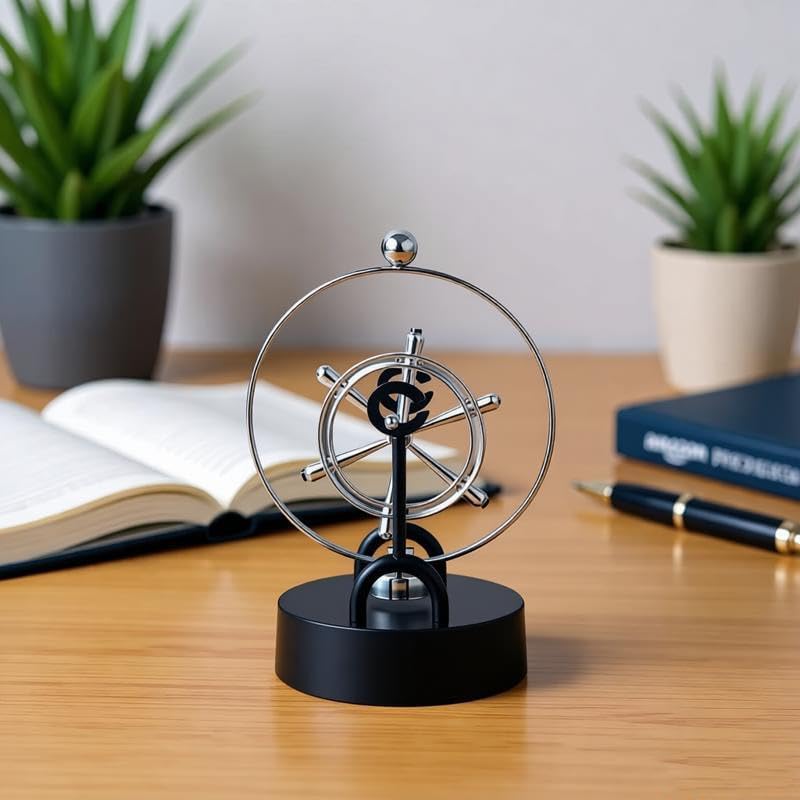 Perpetual Motion Kinetic Art Swing Physics Mechanics Balance Physics Desk Home Decor FN29