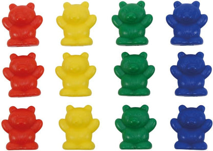 EAI Education Bear Counters: 4 Grams: 4 Colors - Set of 128 in a jar